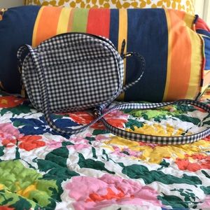 Small J. Crew gingham bag